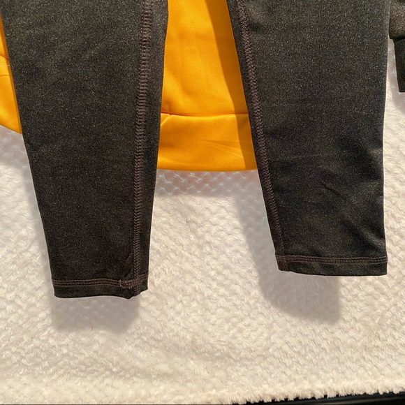 NWT - Girls RBX Sweatshirt & Leggings - Yellow Matching Outfit w/ Rainbow Heart - Picture 7 of 16